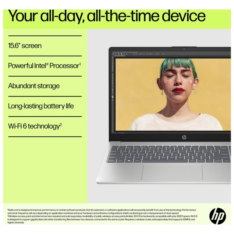 HP Pavilion 15 SE 15.6in i7 16GB 512GB - Silver — 15.6" IPS, Intel i7 -1355U processor., 16 GB RAM, 512GB