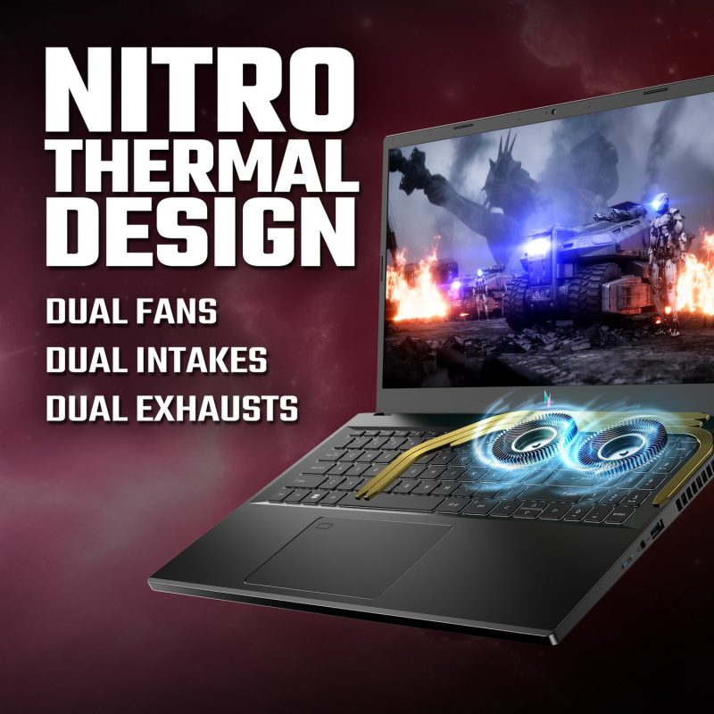 Acer Nitro V15 15.6in i5 16GB 512GB RTX4050 Gaming Laptop