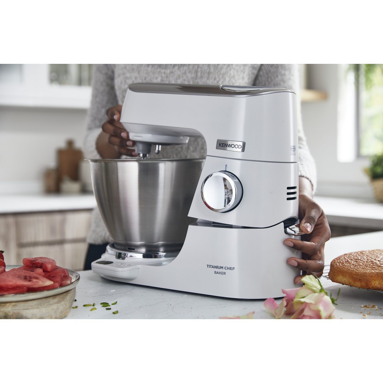 Kenwood KVC65.001WH Chef Baker Stand Mixer - White - Image 6