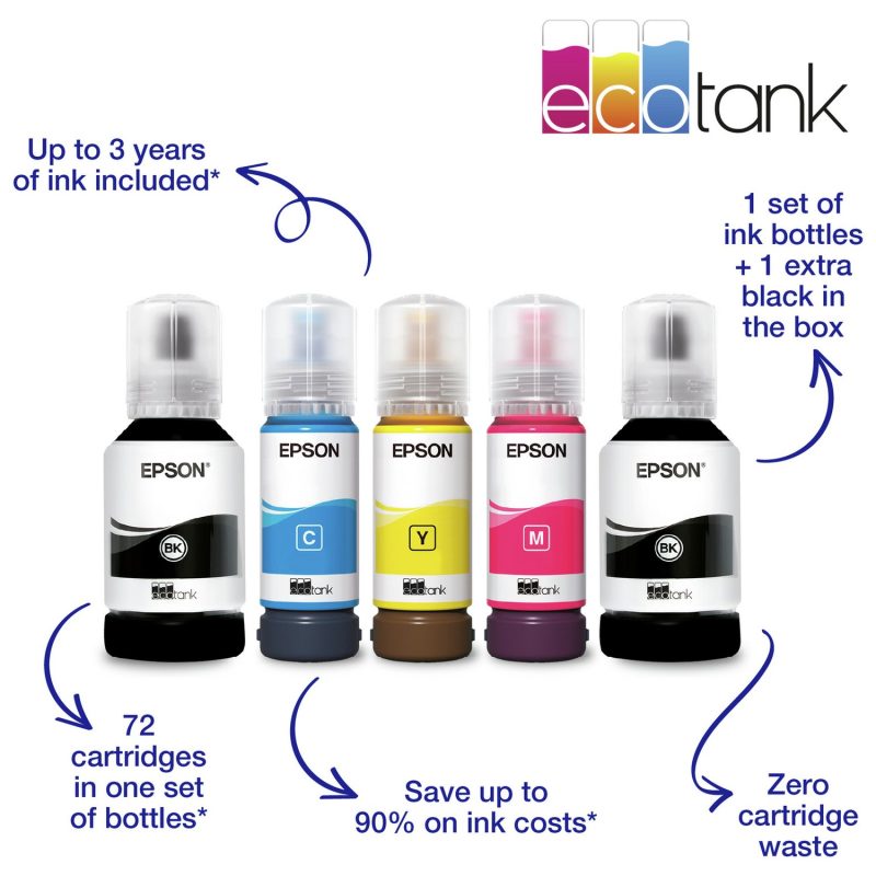 Epson EcoTank ET-2850 Wireless Inkjet Printer