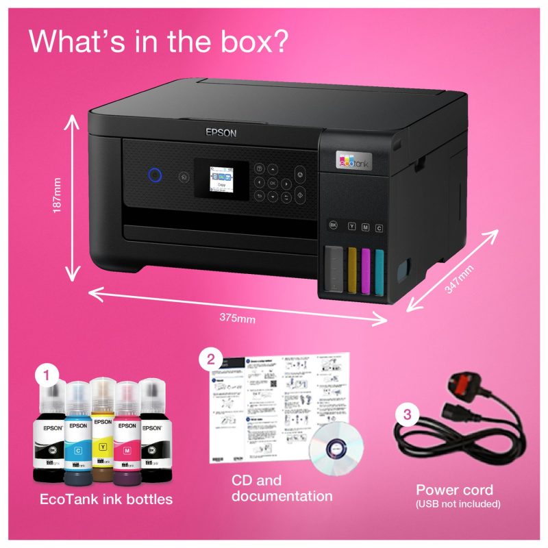 Epson EcoTank ET-2850 Wireless Inkjet Printer