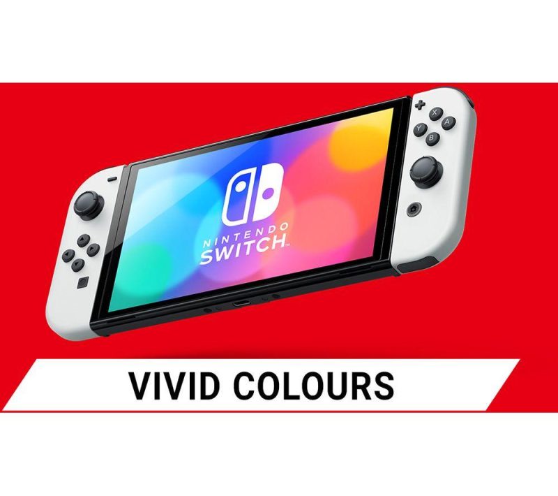 NINTENDO Switch OLED - Neon Red & Blue