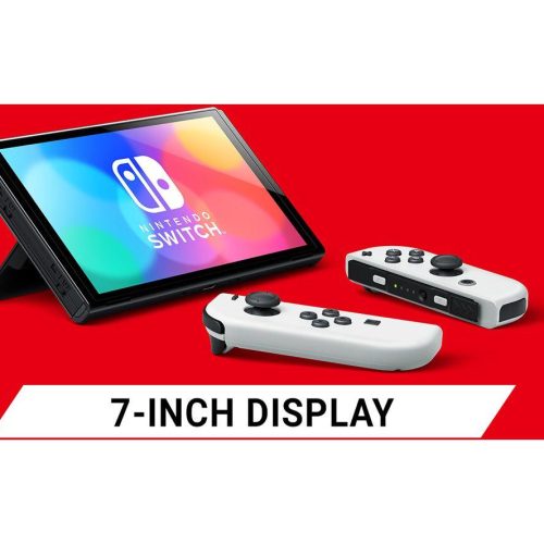 NINTENDO Switch OLED - Neon Red & Blue - Image 3