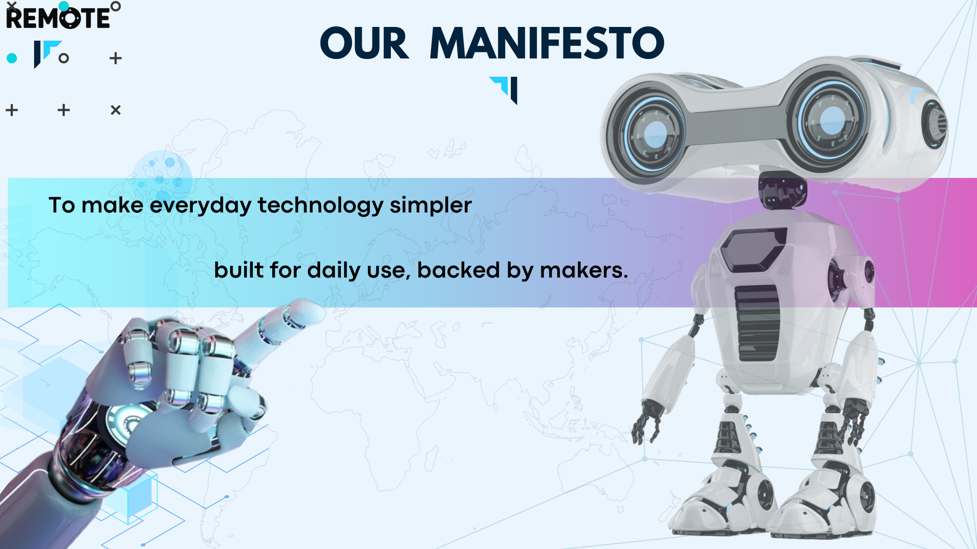REMOTEBOX brand manifesto — everyday tech, backed by makers
